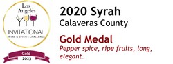 2020 VDV Syrah Calaveras
